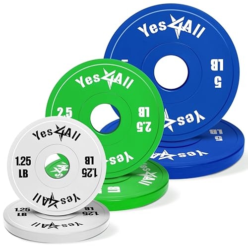 Yes4All 6-Piece Fractional Weight Plate Set: $54.11 Yes4All 6-Piece Fractional Weight Plate Set: $54.11