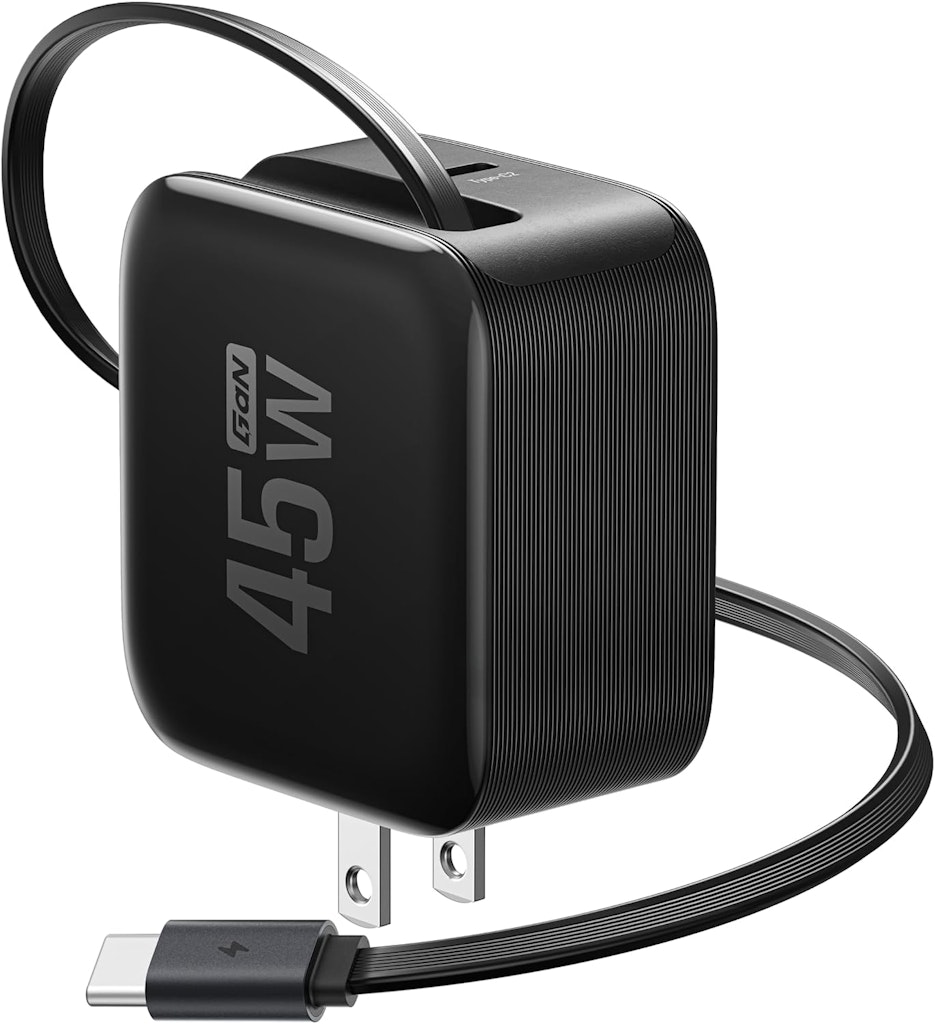 EcoFlow 45W Retractable 3-in-1 Charger w/ Type-C Cable: $17