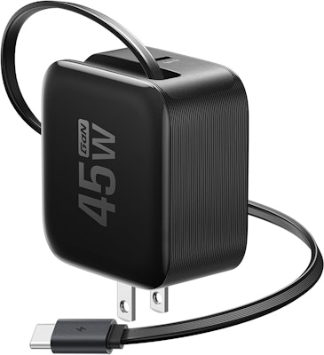 EcoFlow 45W Retractable 3-in-1 Charger w/ Type-C Cable for $17 + free shipping w/ Prime