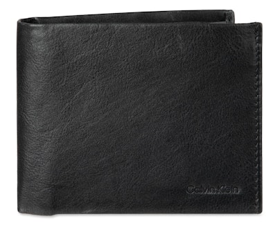 Calvin Klein Men's RFID Leather Minimalist Bifold Wallet for $22 + free shipping w/ Prime