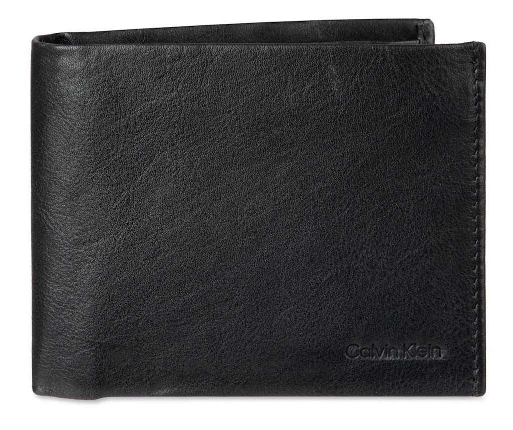 Calvin Klein Men's RFID Leather Minimalist Bifold Wallet: $22