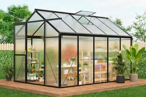 6x10-Foot Polycarbonate Walk-In Greenhouse: $296.97 6x10-Foot Polycarbonate Walk-In Greenhouse: $296.97