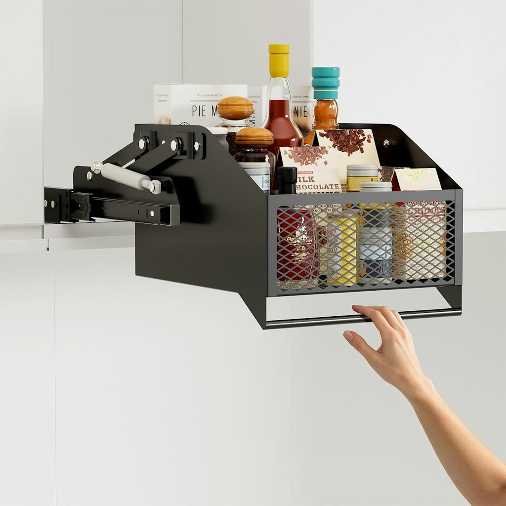 Pull-Down Cabinet Organizer: $37