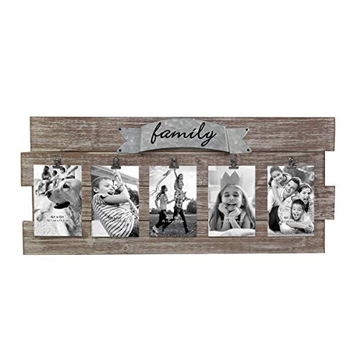 Stonebriar 26" x 11" Rustic Wood Collage Picture Frame: $9.10 Stonebriar 26" x 11" Rustic Wood Collage Picture Frame: $9.10