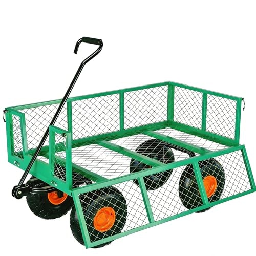 Garvee 900-Pound Heavy Duty Steel Garden Wagon Cart: $89.99 Garvee 900-Pound Heavy Duty Steel Garden Wagon Cart: $89.99