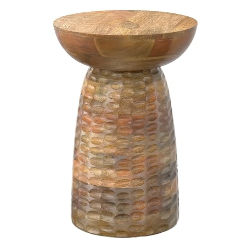 SimpliHome Boyd 13-Inch Solid Wood Round End Table: $113.54