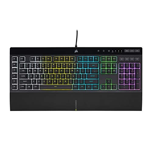 Corsair K55 RGB PRO Membrane Wired Gaming Keyboard: $39.99