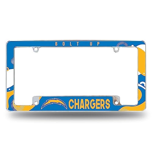 Rico Industries Los Angeles Chargers Chrome License Plate Frame: $14.13 Rico Industries Los Angeles Chargers Chrome License Plate Frame: $14.13