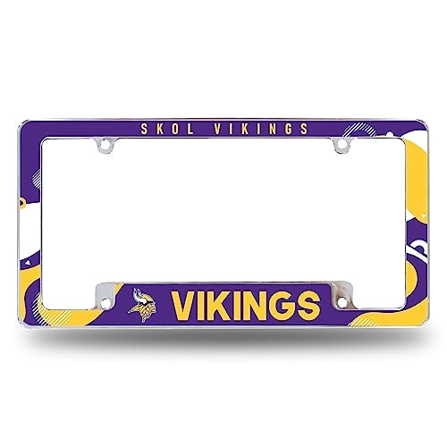 Minnesota Vikings 12" x 6" Chrome License Plate Frame: $4.99 Minnesota Vikings 12" x 6" Chrome License Plate Frame: $4.99
