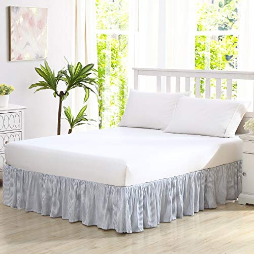 Laura Ashley Queen 14.5-Inch Drop Bedskirt: $25.99
