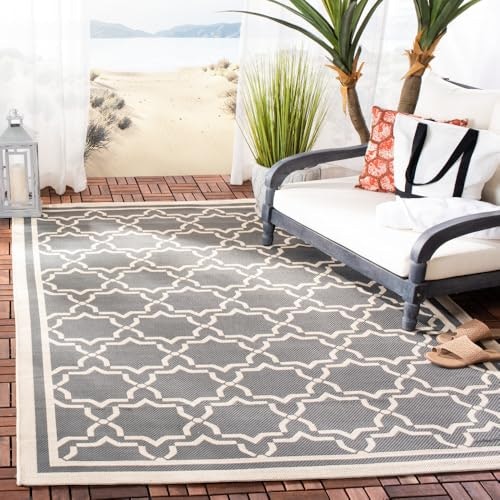 Safavieh Courtyard Collection 5'3" x 7'7" Washable Rug: $45.86 Safavieh Courtyard Collection 5'3" x 7'7" Washable Rug: $45.86