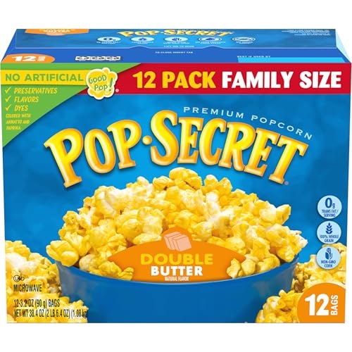 Pop Secret Double Butter Microwave Popcorn 12-Pack: $4.97 Pop Secret Double Butter Microwave Popcorn 12-Pack: $4.97
