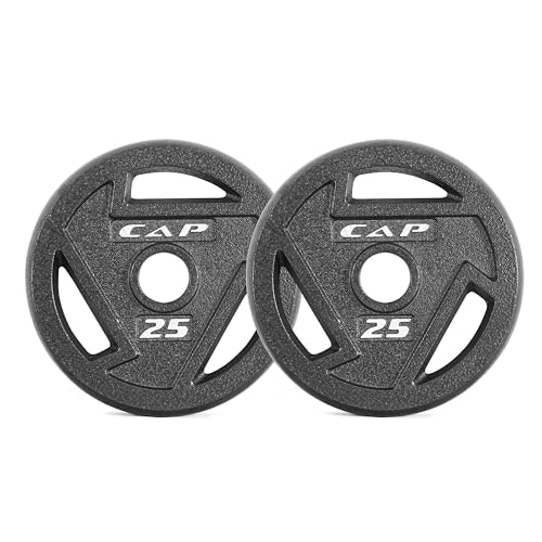 Cap Barbell 25-Pound Elite Olympic Grip Weight Plate 2-Pack: $60.87 Cap Barbell 25-Pound Elite Olympic Grip Weight Plate 2-Pack: $60.87