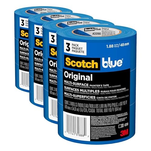 ScotchBlue Multi-Use Painter's Tape 1.88-Inch x 60-Yard 12-Pack: $67.96 ScotchBlue Multi-Use Painter's Tape 1.88-Inch x 60-Yard 12-Pack: $67.96