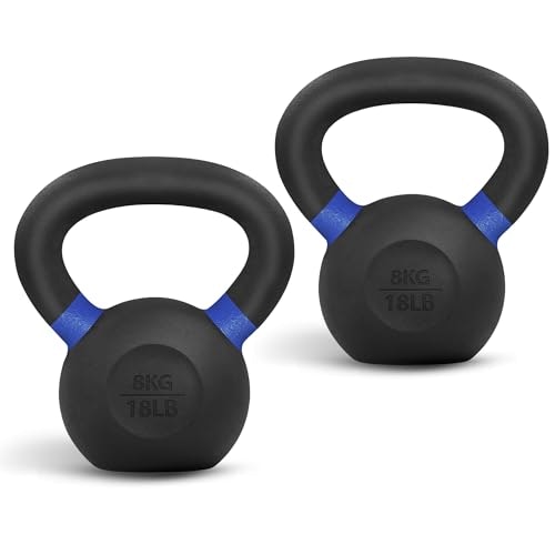 Yes4All 18lb Cast Iron Kettlebell Pair: $47.65 Yes4All 18lb Cast Iron Kettlebell Pair: $47.65