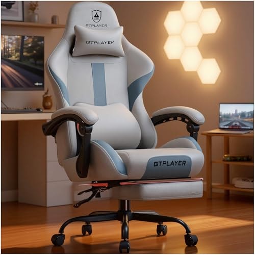 GTPLAYER Ergonomic Gaming Chair with Footrest: $89.92 GTPLAYER Ergonomic Gaming Chair with Footrest: $89.92