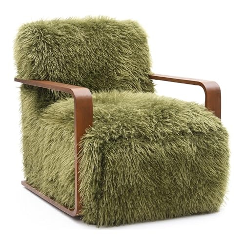 Furniture of America Ramos Faux Fur Lounge Chair: $769.04