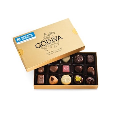 Godiva Gold Assorted Belgian Chocolate Gift Box 15-Piece for $28 + free shipping w/ Prime