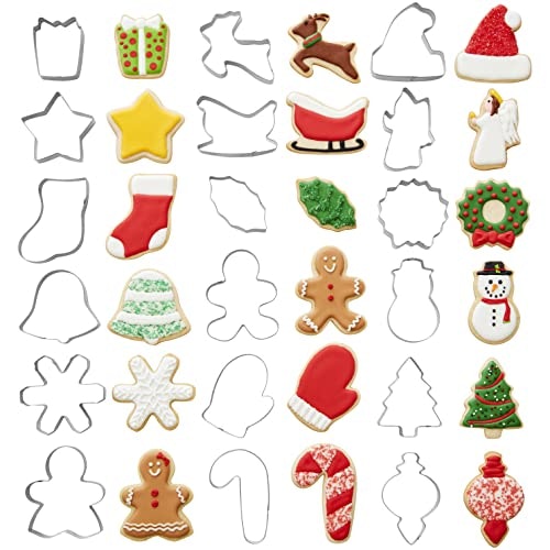 Wilton 18-Piece Christmas Cookie Cutter Set: $4.35