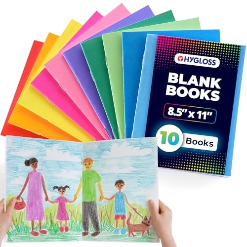Hygloss 8.5" x 11" Blank Books 10-Pack: $14.42 Hygloss 8.5" x 11" Blank Books 10-Pack: $14.42