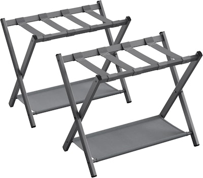 Songmics Foldable Luggage Rack 2-Pack for $30 + free shipping w/ Prime
