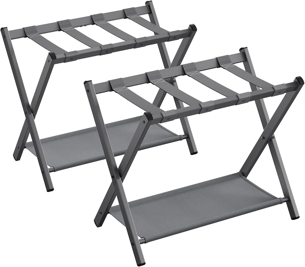 Songmics Foldable Luggage Rack 2-Pack: $29.98