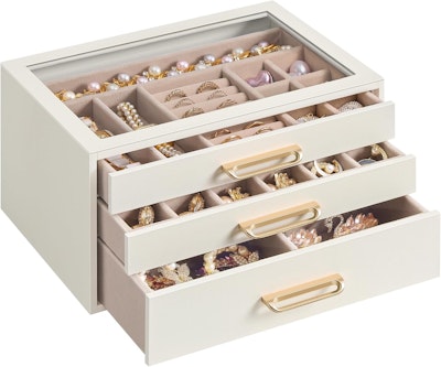 Songmics 3-Layer Jewelery Box for $18 + free shipping w/ Prime