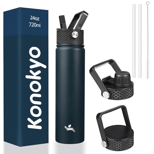 Konokyo 24-ounce Insulated Stainless Steel Water Bottle: $12.59 Konokyo 24-ounce Insulated Stainless Steel Water Bottle: $12.59