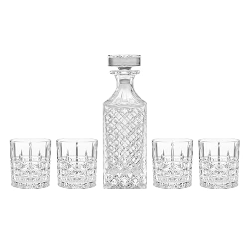 Oneida Apollo 5-Piece Whiskey Decanter and Glass Set: $32.20 Oneida Apollo 5-Piece Whiskey Decanter and Glass Set: $32.20