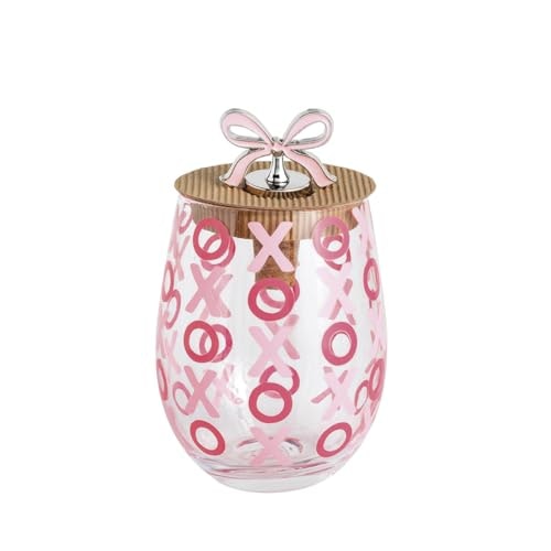 Mud Pie Valentine's Day Xoxo Wine Glass and Stopper Set: $15.05
