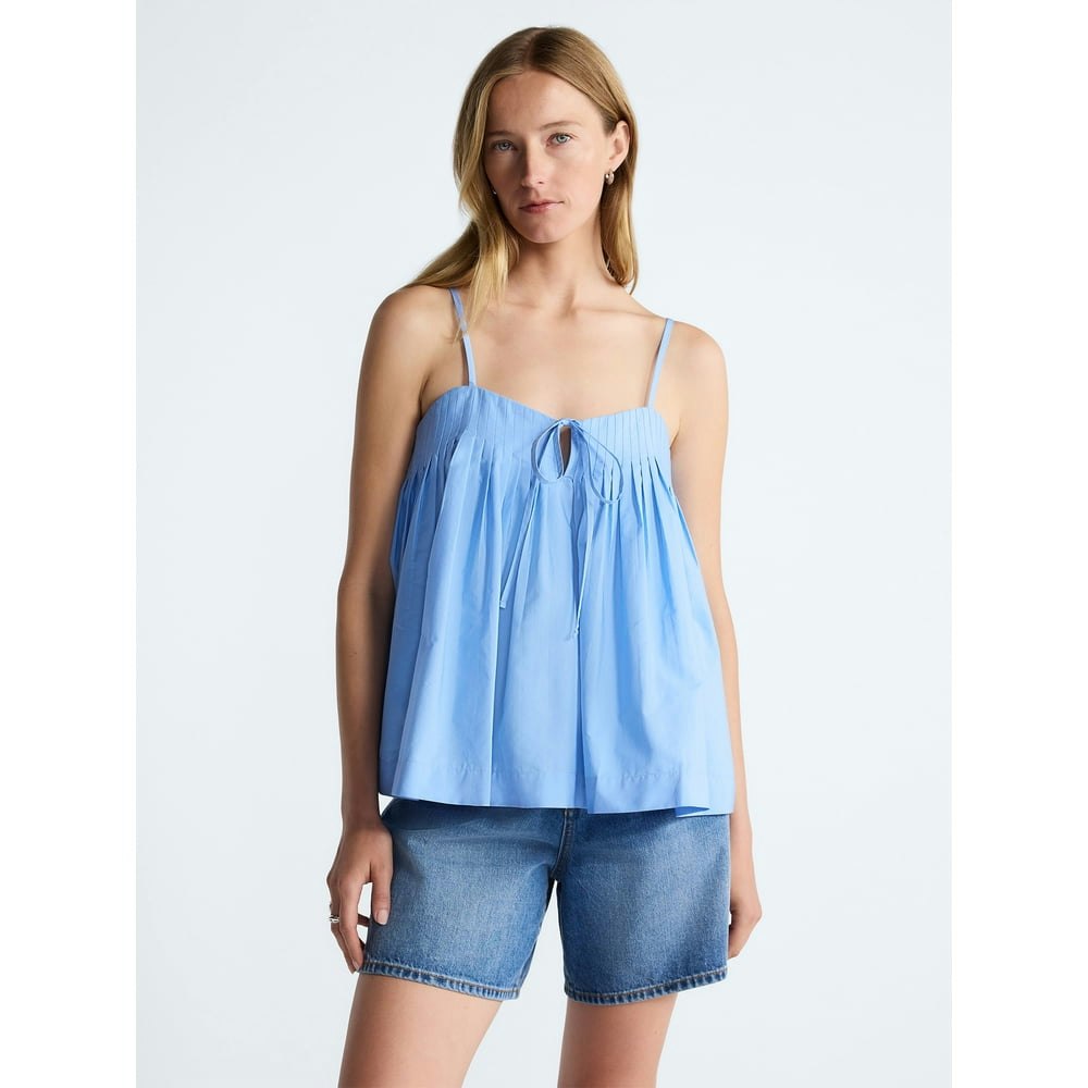 Free Assembly Women's Cotton Pintuck Sleeveless Top: $12.60 Free Assembly Women's Cotton Pintuck Sleeveless Top: $12.60