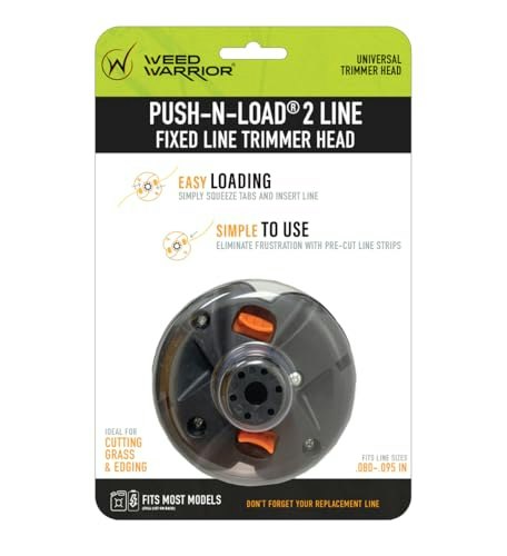 Weed Warrior Universal Fit Push-N-Load 2-Line Trimmer Head: $23.65 Weed Warrior Universal Fit Push-N-Load 2-Line Trimmer Head: $23.65