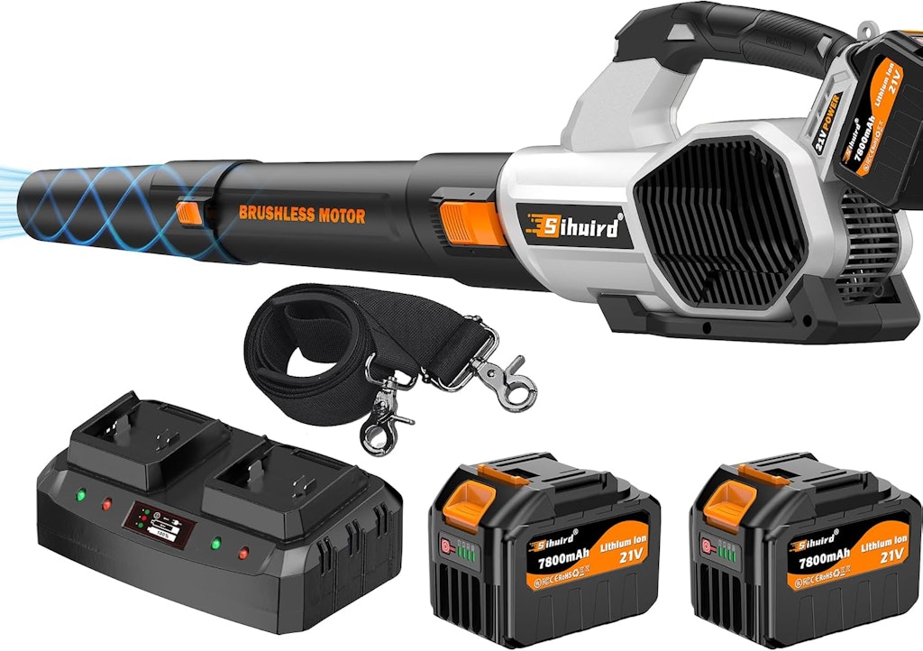 Sihuird Electric Leaf Blower w/ 2 Batteries: $58.49 Sihuird Electric Leaf Blower w/ 2 Batteries: $58.49