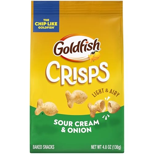 Goldfish Sour Cream & Onion Baked Snack Crackers 4.8-oz. Bag: $2.37 Goldfish Sour Cream & Onion Baked Snack Crackers 4.8-oz. Bag: $2.37