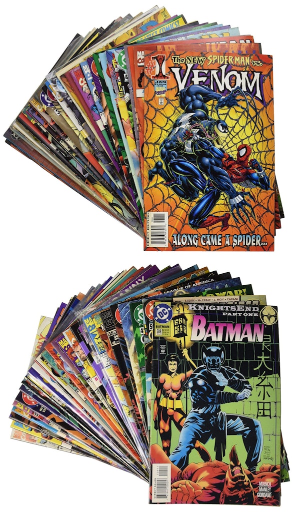 Comic Book Lot of 50 (Near Mint) Paperback Comics w/ Bonus Gift: $26