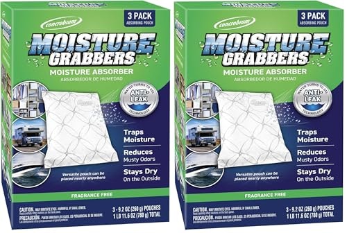 Concrobium Moisture Grabbers Humidity Absorbing Pouch 2-Pack: $27.98 Concrobium Moisture Grabbers Humidity Absorbing Pouch 2-Pack: $27.98