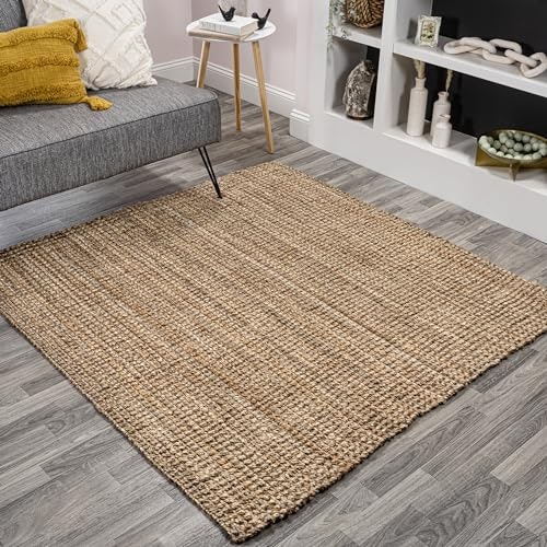 Jonathan Y Pata 5x5 Square Hand-Woven Jute Area Rug: $78 Jonathan Y Pata 5x5 Square Hand-Woven Jute Area Rug: $78