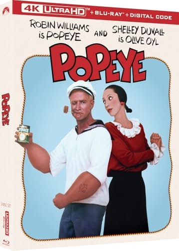 Popeye 4K UHD and Blu-ray: $29.99 Popeye 4K UHD and Blu-ray: $29.99
