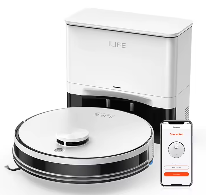 iLife A30 Pro Robot Vacuum & Mop with Self-Emptying Station: $149.22
