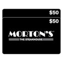 Two $50 Morton's Steakhouse Gift Cards ($100 Value) for $80 + email delivery
