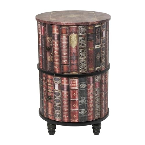 Deco 79 18" x 18" x 28" Faux Leather Cabinet: $145.30 Deco 79 18" x 18" x 28" Faux Leather Cabinet: $145.30