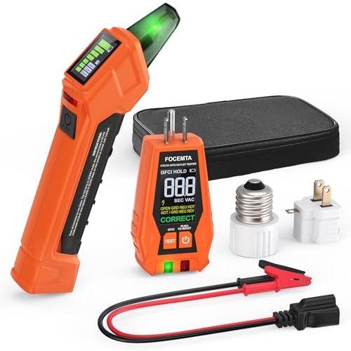 Focemta Circuit Breaker Finder Kit with GFCI Outlet Tester: $34.19