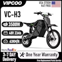Vipcoo H3 3500W 48V Electric Dirt Bike for $665 + free shipping