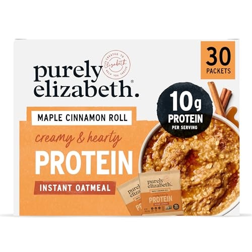 Purely Elizabeth Creamy & Hearty Protein Instant Oatmeal 30-Count: $32.52