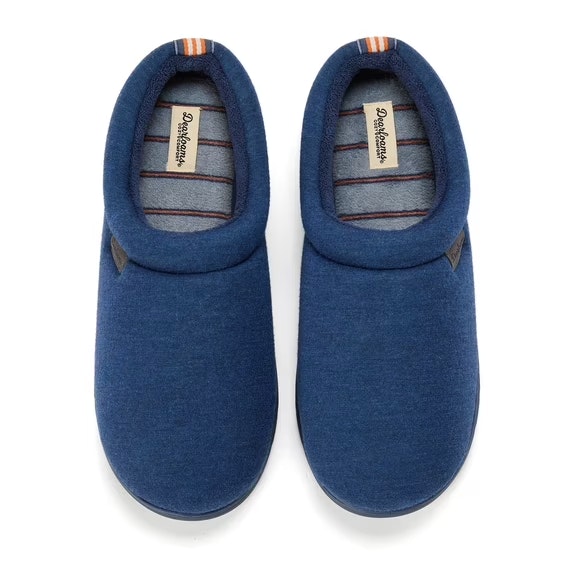 Dearfoams Men's Cozy Comfort Jersey Clog Slippers: $6.61