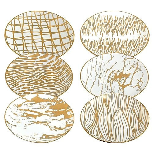 Certified International Matrix Gold-Plated 6-Inch Luncheon Plates 6-Pack: $28.07 Certified International Matrix Gold-Plated 6-Inch Luncheon Plates 6-Pack: $28.07