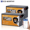 Eco-Worthy 12V 280Ah LiFePO4 Battery 2-Pack for $508 + free shipping