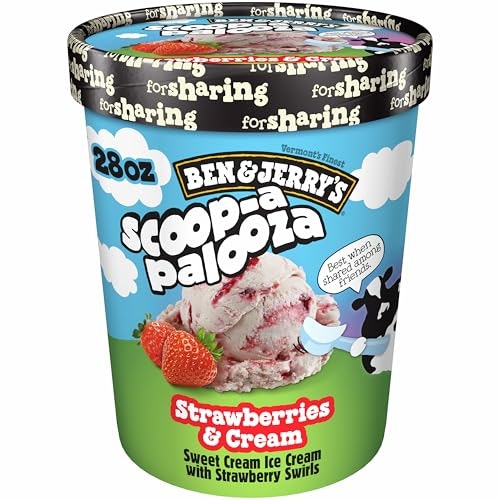 Ben & Jerry's Strawberries & Cream Ice Cream 28-oz.: $6.98