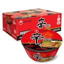 Nongshim Shin Ramyun Beef Bowl Noodles 12-Pack for $10 + free shipping w/ Prime