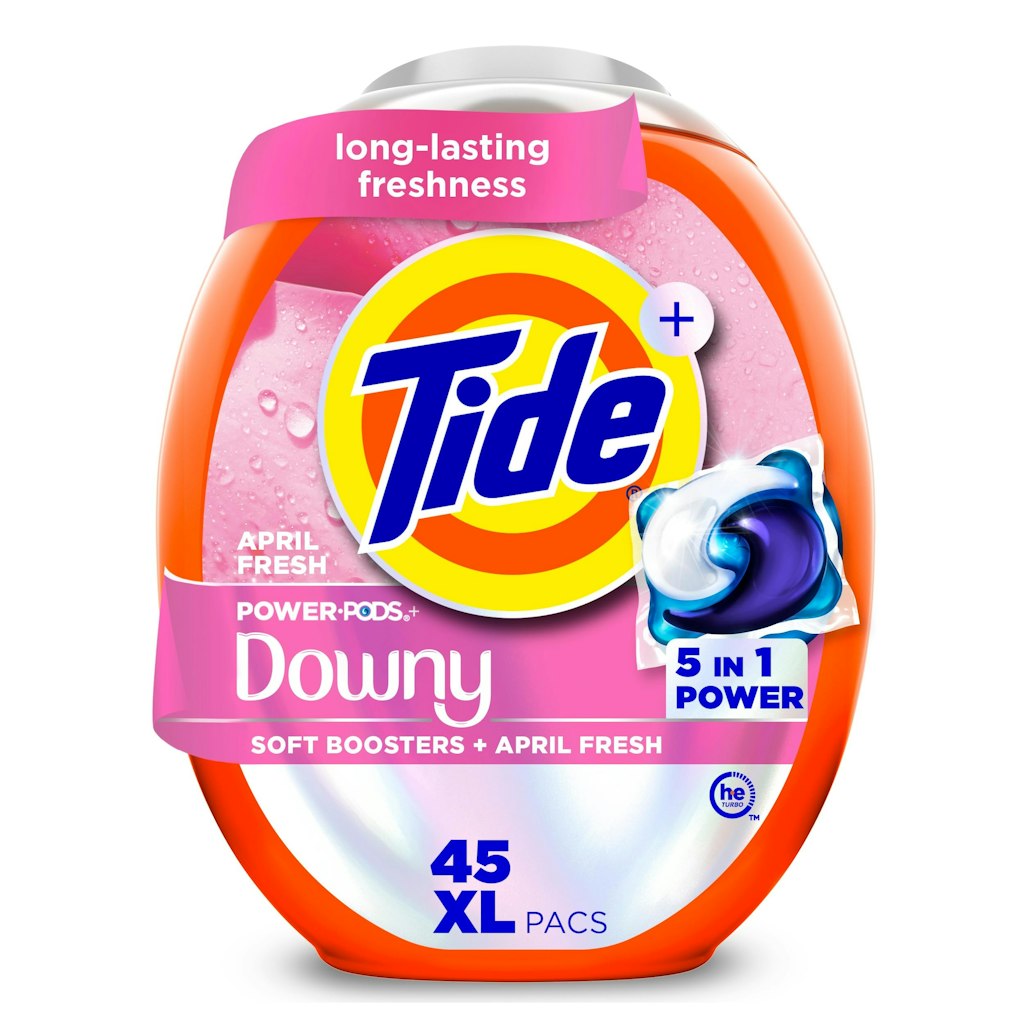 Tide Power PODs & Downy 45-Count Laundry Detergent Pods: $11 w/ Subscribe & Save